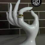 Anillo ajustable acero - chunky liso tip...