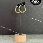 Arracada de acero inoxidable - Trenzado