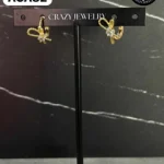 Arracada de acero inoxidable - Tipo nudo...