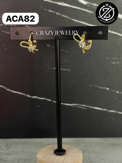 Arracada de acero inoxidable - Tipo nudo...