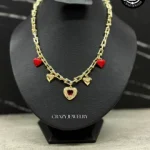 Collar de oro laminado - tiffany con cor...