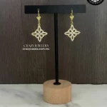 Arracada de acero inoxidable -nudo de br...