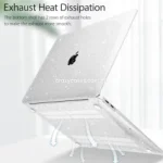 Case transparente glitter MacBook