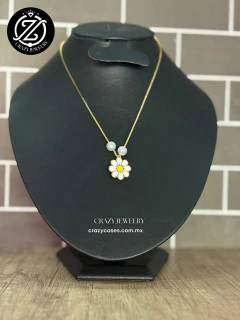 Acero inoxidable - Gargantilla margarita...