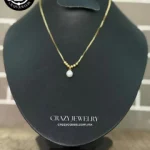 Acero inoxidable - Gargantilla con perla