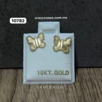 Mariposa boleada - Oro 10K