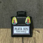 VIRGEN ESMALTADA - PLATA .925