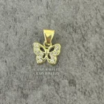 Dije Mariposa con cristales - ORO 10K