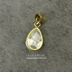 Dije gota con circonia - ORO 10K