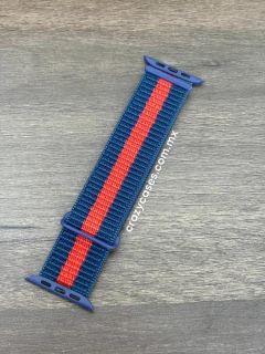 Correa Blue/Red Nylon 42/44/45/46/49 mm
