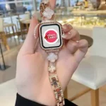 BANDA VAN CLEEF DORADA CON BLANCO 38/40/...